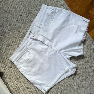 NWOT Joe’s Jeans white shorts